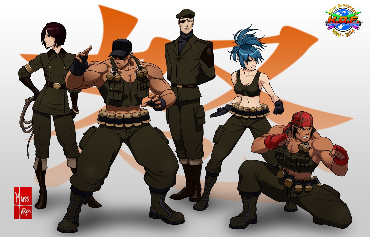 Mass THRO - The-Ikari-Warriors-Whip-Clark-Ralf-Heidern-and-Leona